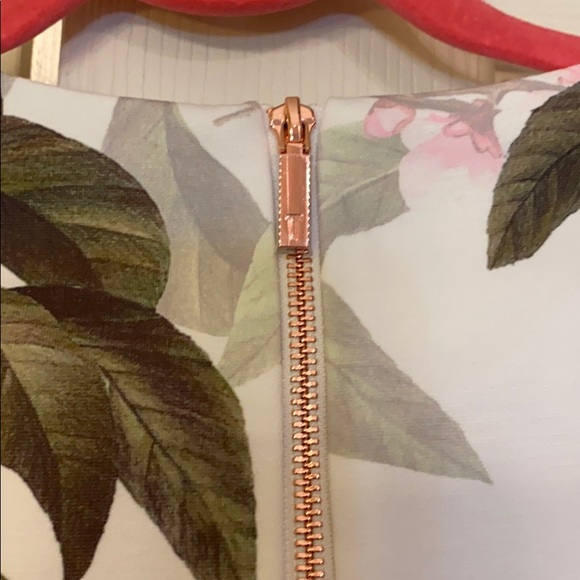 Ted Baker London Areea Peach Blossom Dress Size 1 - Picture 4 of 6